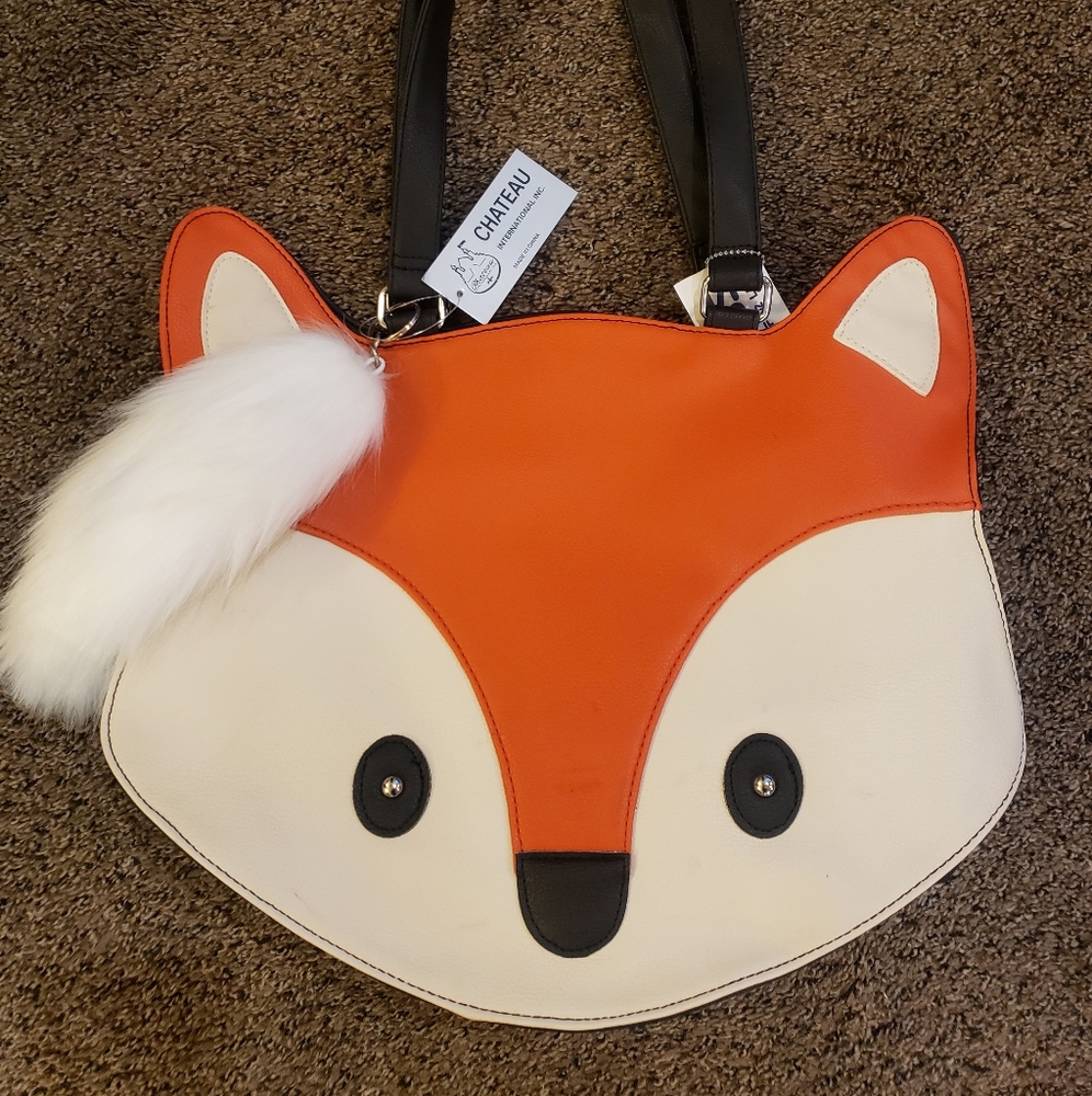New!  Chateau International Fox purse